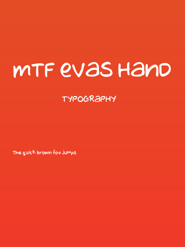 MTF Evas Hand Poster