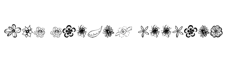 MTF Flower Doodles Font