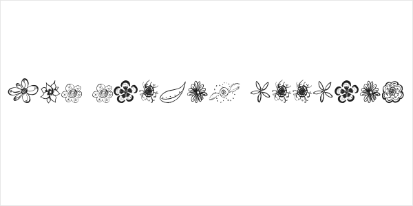 MTF Flower Doodles Logo