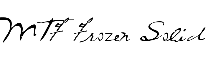 MTF Frozen Solid  baixar fontes gratis
