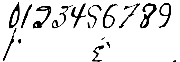 MTF Frozen Solid Font OTHER CHARS