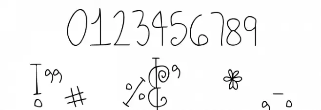 MTF Girlie Font OTHER CHARS