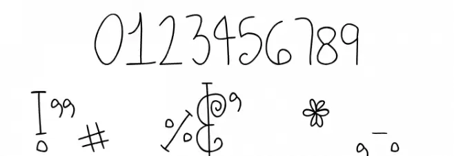 MTF Girlie Font OTHER CHARS