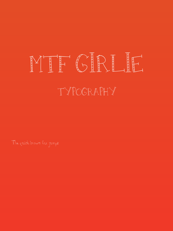 MTF Girlie Poster