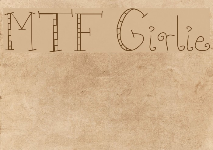 MTF Girlie Font examples