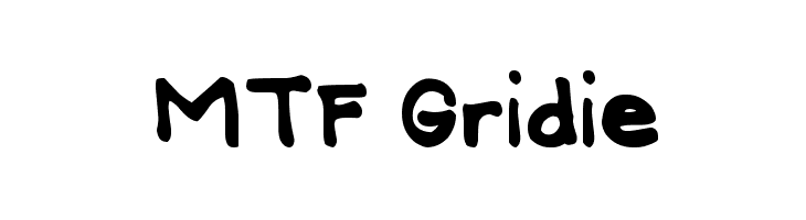 MTF Gridie  font caratteri gratis