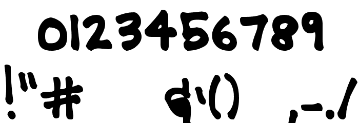 MTF Gridie Font OTHER CHARS
