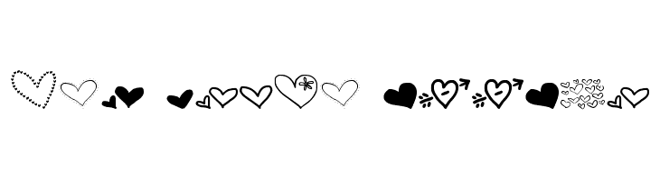 MTF Heart Doodle Font