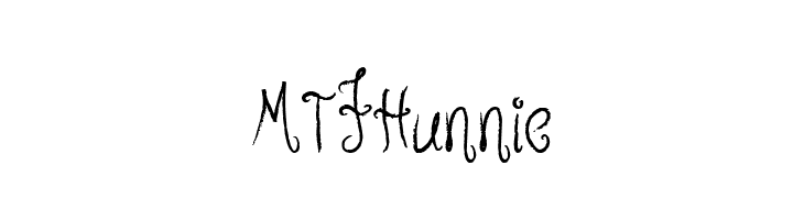 MTF Hunnie  font caratteri gratis