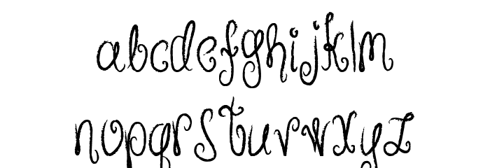MTF Hunnie Font LOWERCASE