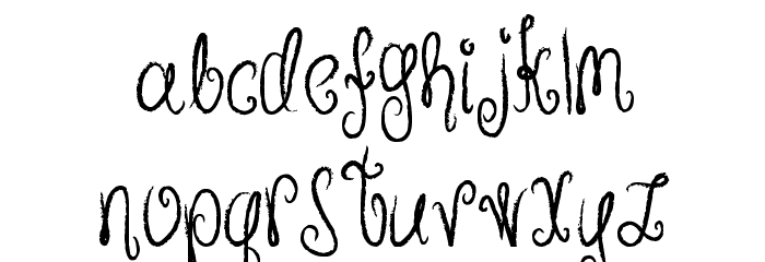 MTF Hunnie Font LOWERCASE
