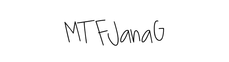 MTF JanaG  フリーフォントのダウンロード