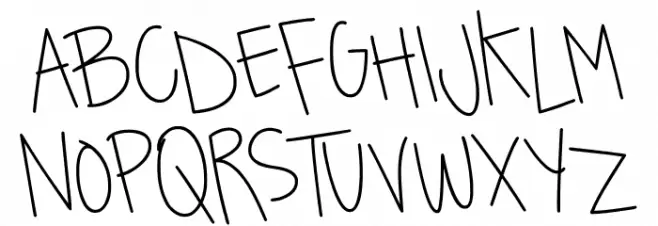 MTF JanaG Schriftart Groß