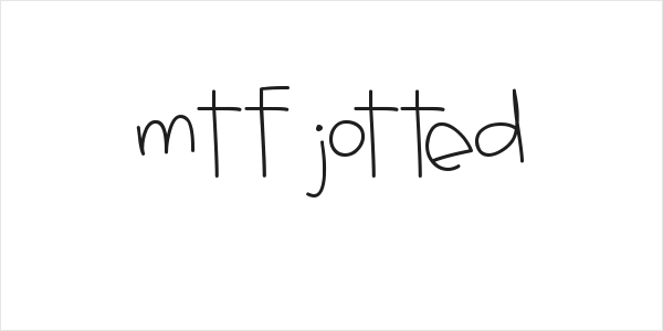 MTF Jotted Logo