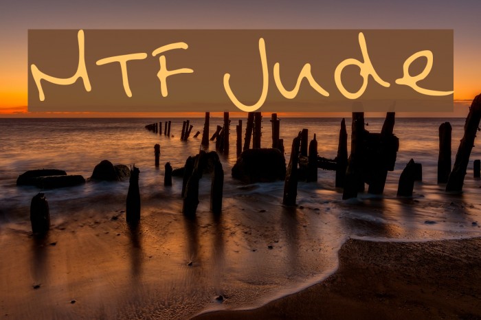 MTF Jude Font examples