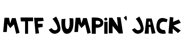 MTF Jumpin' Jack  les polices de caractères gratuit tlcharger