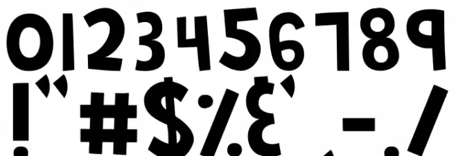 MTF Jumpin' Jack Font OTHER CHARS