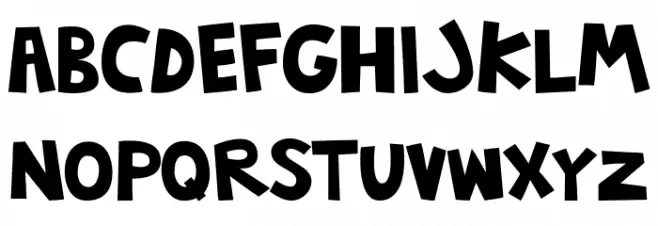 MTF Jumpin' Jack Schriftart Groß