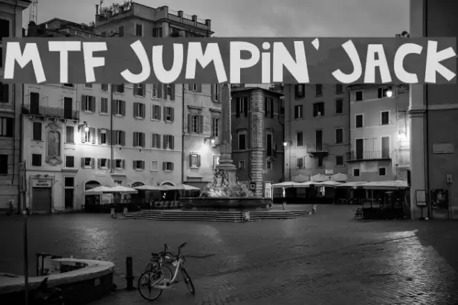 MTF Jumpin' Jack Font examples
