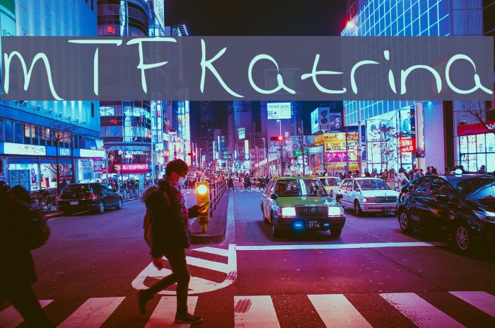 MTF Katrina Font examples