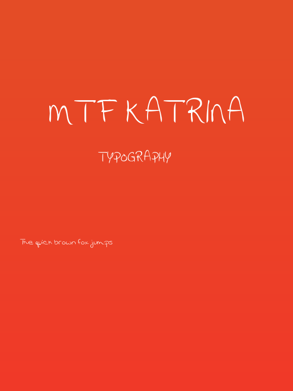 MTF Katrina Poster