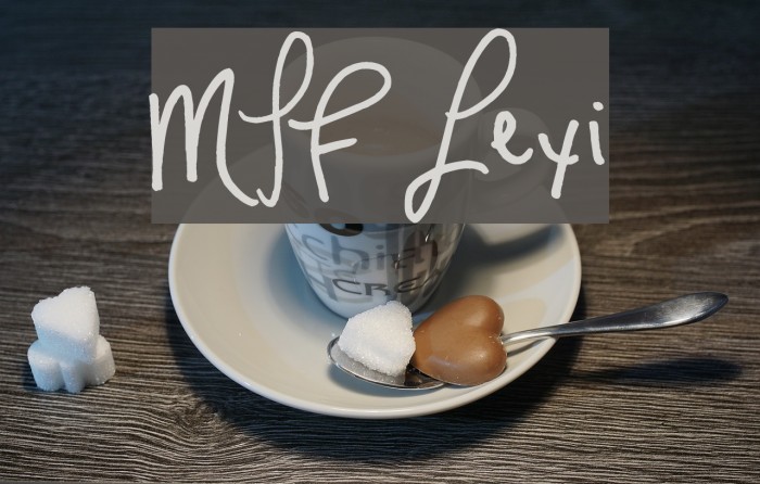 MTF Lexi Font examples