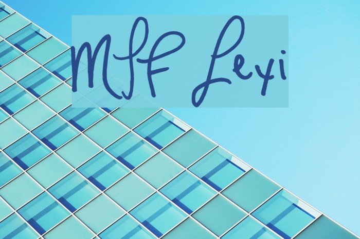 MTF Lexi Font examples