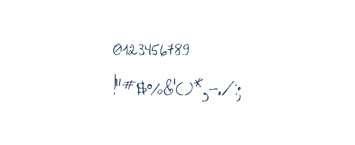 MTF Loli's Handwriting Other Characters