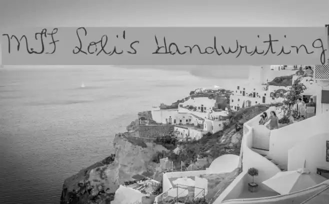 MTF Loli's Handwriting Font examples