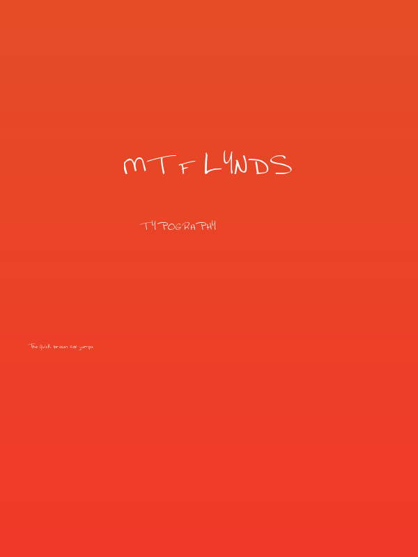 MTF Lynds Poster