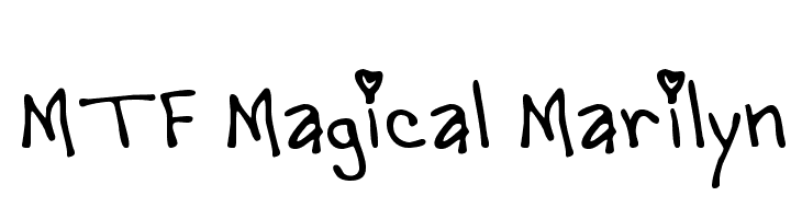 MTF Magical Marilyn  免费字体下载