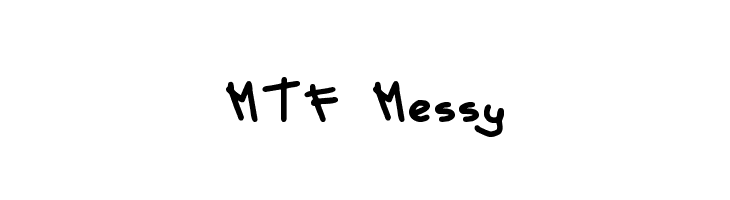MTF Messy  Free Fonts Download