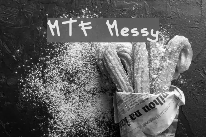 MTF Messy Font examples