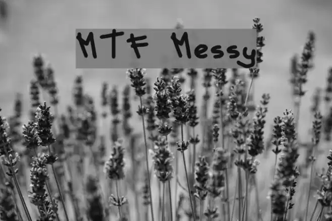 MTF Messy Font examples