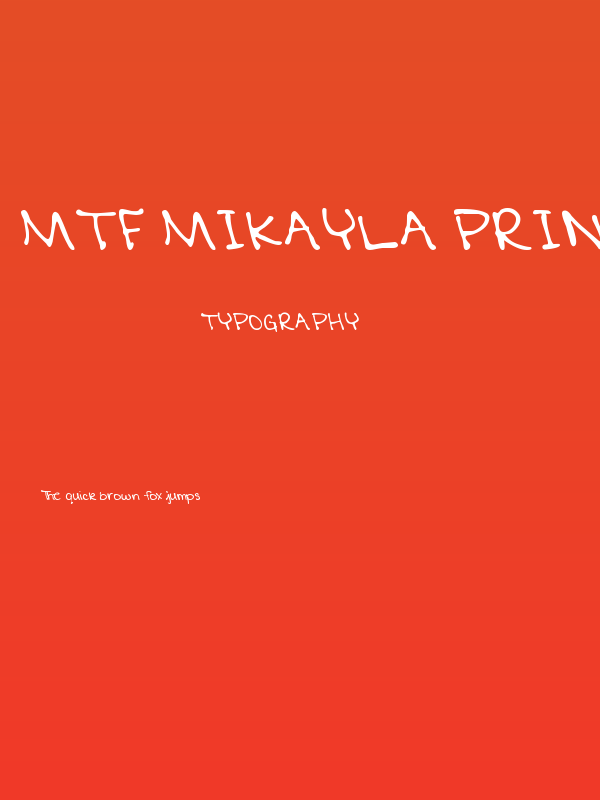 MTF Mikayla Print Poster
