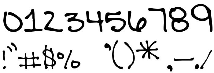 MTF Mikayla Font OTHER CHARS