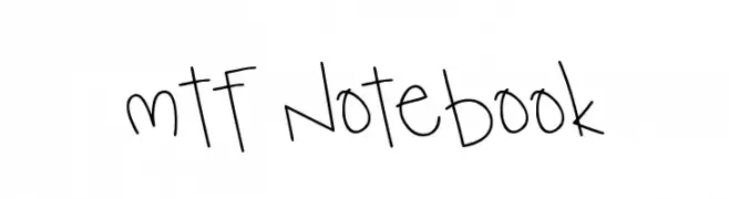 MTF Notebook  font caratteri gratis