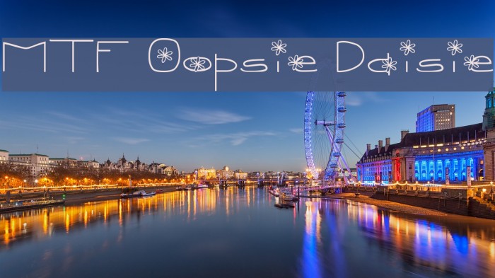 MTF Oopsie Daisie Font examples