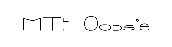 MTF Oopsie  Free Fonts Download