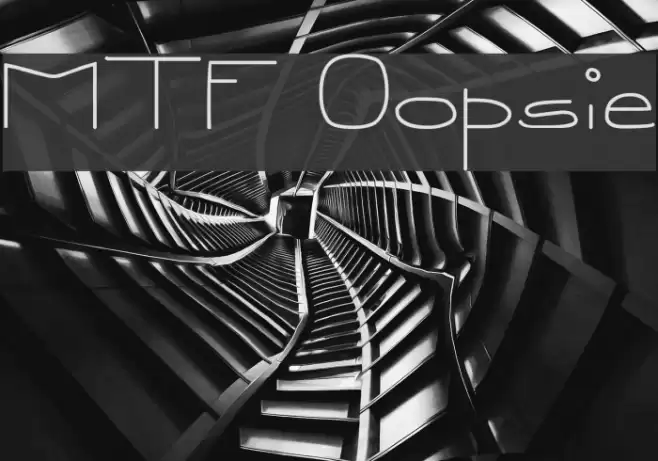MTF Oopsie Font examples