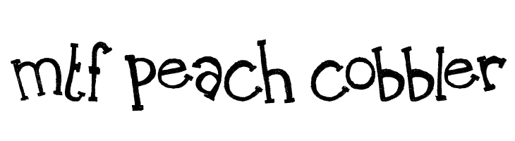 MTF Peach Cobbler  Descarca Fonturi Gratis