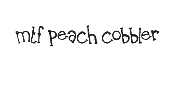 MTF Peach Cobbler Logo