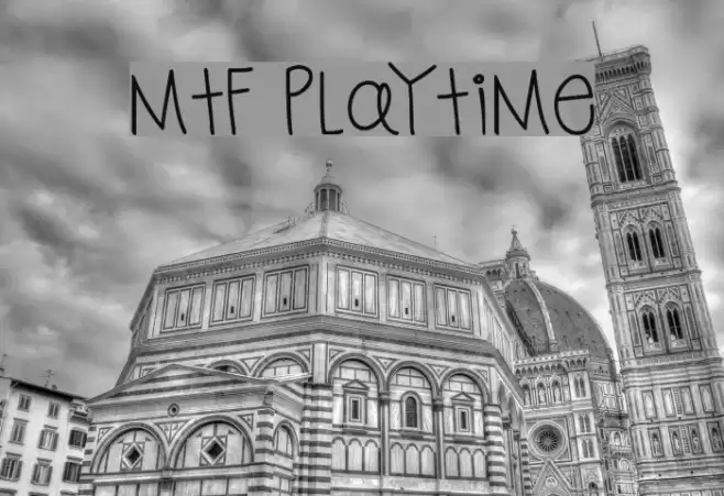 MTF Playtime Font examples