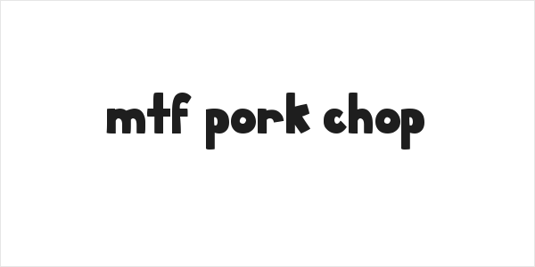 MTF Pork Chop Logo