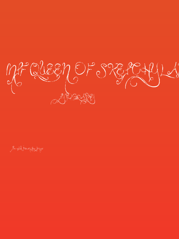 MTF Queen Of Sketchyland Poster