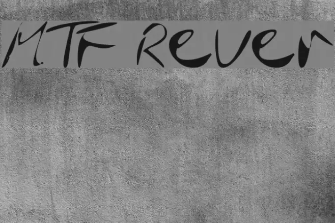 MTF Rever Font examples