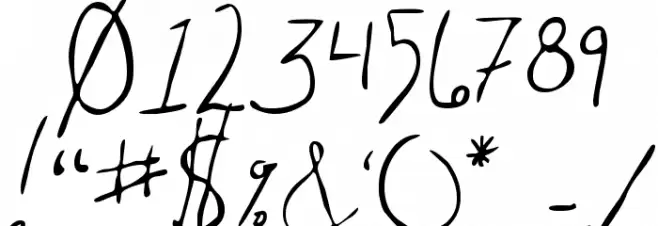 MTF Saxy Font OTHER CHARS