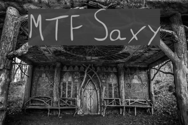 MTF Saxy Font examples