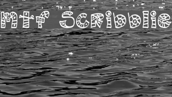 MTF Scribblie Font examples