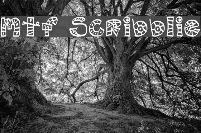 MTF Scribblie Font examples